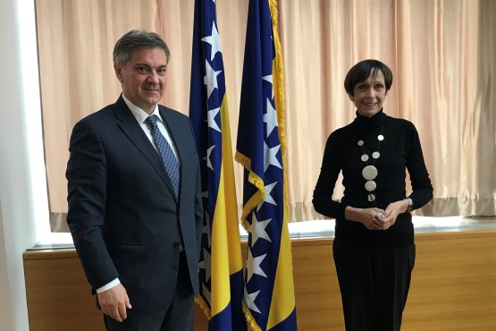 Предсједавајући Представничког доме др Денис Звиздић састао се са амбасадорком СР Њемачке у БиХ